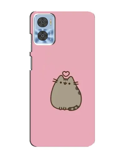 Чехол для Motorola MOTO E22 с картинкой «Pusheen сердце» Чехол для Motorola MOTO E22 с картинкой «Pusheen сердце»
