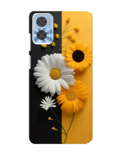 Чехол для Motorola MOTO E22 с картинкой «Подсолнух и ромашка» Чехол для Motorola MOTO E22 с картинкой «Подсолнух и ромашка»