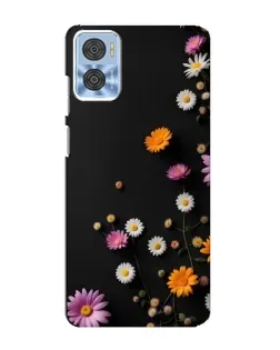 Чехол для Motorola MOTO E22 с картинкой «Цветочная композиция»