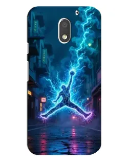 Чохол для Motorola MOTO E3 з картинкою «Jordan Gold Jumpman»