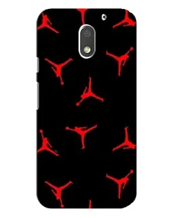 Чохол для Motorola MOTO E3 з картинкою «Jordan Red Pattern»