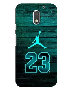Чохол для Motorola MOTO E3 з картинкою «Jordan Cyan 23»