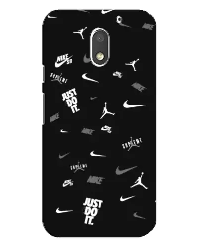 Чохол для Motorola MOTO E3 з картинкою «Nike Black Pattern» Чохол для Motorola MOTO E3 з картинкою «Nike Black Pattern»