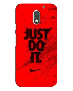 Чохол для Motorola MOTO E3 з картинкою «Nike Just Do It»