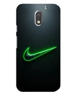 Чохол для Motorola MOTO E3 з картинкою «Неоновий контур Nike»