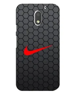 Чехол для Motorola MOTO E3 с картинкой «Nike — карбоновая сетка»