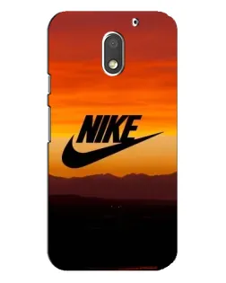 Чехол для Motorola MOTO E3 с картинкой «Nike — вечерний горизонт»