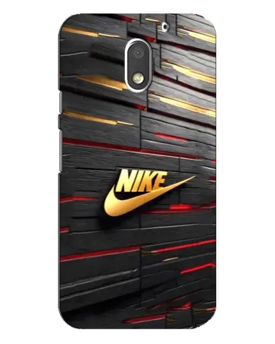 Чехол для Motorola MOTO E3 с картинкой «Золотой Nike на металле» Чехол для Motorola MOTO E3 с картинкой «Золотой Nike на металле»