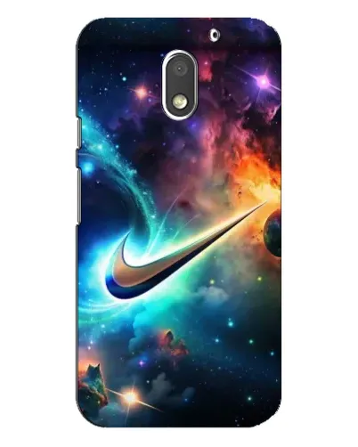 Чехол для Motorola MOTO E3 с картинкой «Космический Nike Swoosh» Чехол для Motorola MOTO E3 с картинкой «Космический Nike Swoosh»