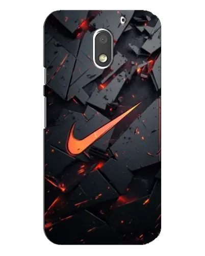 Чехол для Motorola MOTO E3 с картинкой «Nike — эффект разломов» Чехол для Motorola MOTO E3 с картинкой «Nike — эффект разломов»