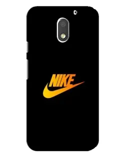 Чехол для Motorola MOTO E3 с картинкой «Золотой логотип Nike»