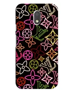 Чохол для Motorola MOTO E3 з картинкою «Неоновий мікс Nike»