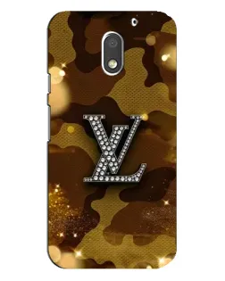 Чехол для Motorola MOTO E3 с картинкой «Камуфляжный Louis Vuitton»
