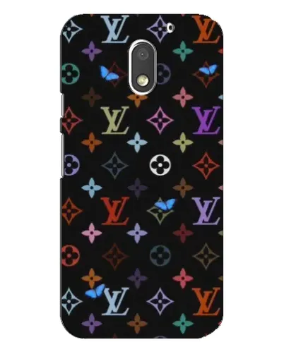 Чехол для Motorola MOTO E3 с картинкой «Цветная монограмма LV» Чехол для Motorola MOTO E3 с картинкой «Цветная монограмма LV»
