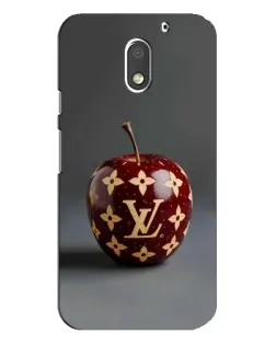 Чехол для Motorola MOTO E3 с картинкой «Красное яблоко LV»