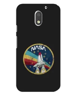 Чехол для Motorola MOTO E3 с картинкой «NASA — эмблема миссии»