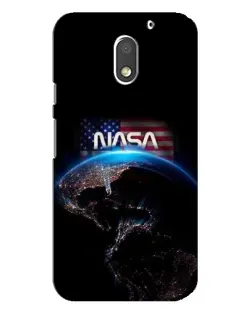 Чехол для Motorola MOTO E3 с картинкой «Земля из космоса NASA»