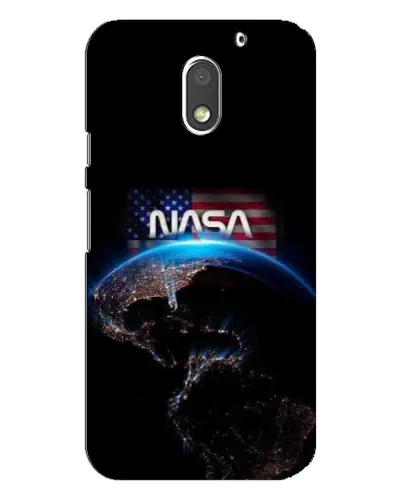 Чехол для Motorola MOTO E3 с картинкой «Земля из космоса NASA»