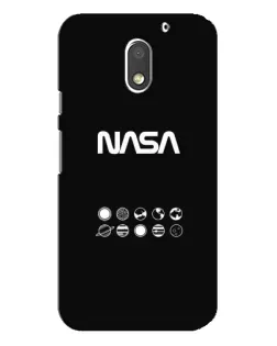 Чехол для Motorola MOTO E3 с картинкой «NASA — технический принт»