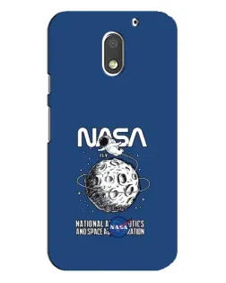 Чехол для Motorola MOTO E3 с картинкой «NASA — лунная миссия»