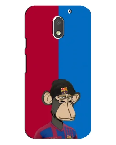 Чехол для Motorola MOTO E3 с картинкой «Bored Ape — фанат Барсы» Чехол для Motorola MOTO E3 с картинкой «Bored Ape — фанат Барсы»