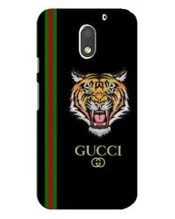 Чехол для Motorola MOTO E3 с картинкой «Тигр Gucci»