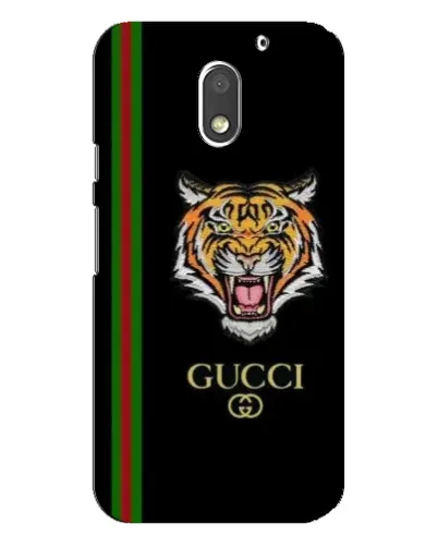 Чехол для Motorola MOTO E3 с картинкой «Тигр Gucci»