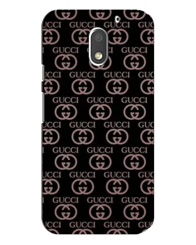 Чехол для Motorola MOTO E3 с картинкой «Классическая монограмма Gucci»