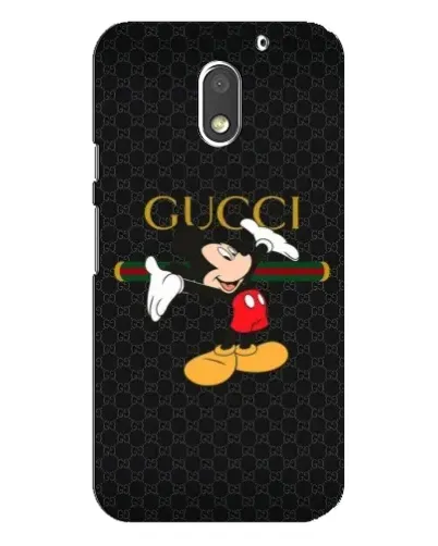 Чехол для Motorola MOTO E3 с картинкой «Микки Маус Gucci»
