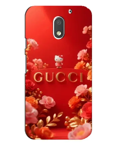 Чехол для Motorola MOTO E3 с картинкой «Gucci — золотой сад»