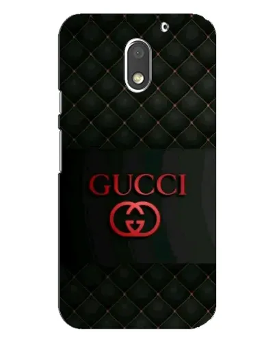 Чехол для Motorola MOTO E3 с картинкой «Gucci — стеганый черный»