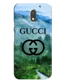 Чехол для Motorola MOTO E3 с картинкой «Gucci — горный пейзаж» Чехол для Motorola MOTO E3 с картинкой «Gucci — горный пейзаж»