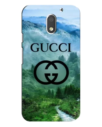 Чехол для Motorola MOTO E3 с картинкой «Gucci — горный пейзаж»