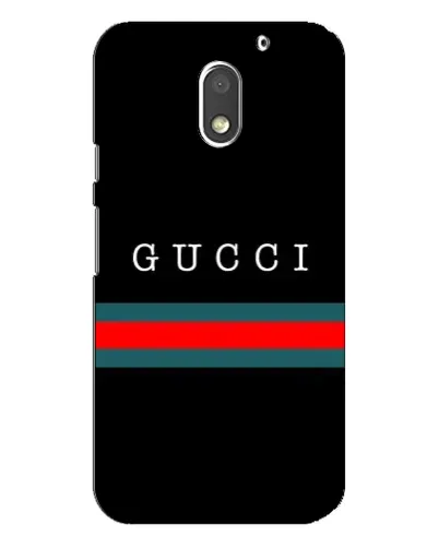 Чехол для Motorola MOTO E3 с картинкой «Gucci — красный пояс»