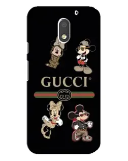 Чехол для Motorola MOTO E3 с картинкой «Gucci — герои Disney и монограмма» Чехол для Motorola MOTO E3 с картинкой «Gucci — герои Disney и монограмма»