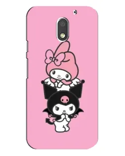 Чохол для Motorola MOTO E3 з картинкою «My Melody та Kuromi» Чохол для Motorola MOTO E3 з картинкою «My Melody та Kuromi»