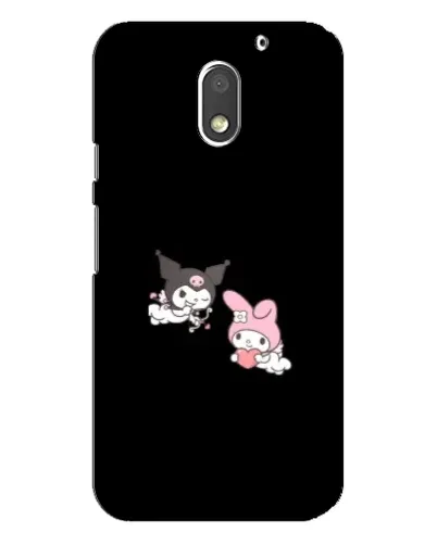 Чехол для Motorola MOTO E3 с картинкой «My Melody и Kuromi» Чехол для Motorola MOTO E3 с картинкой «My Melody и Kuromi»