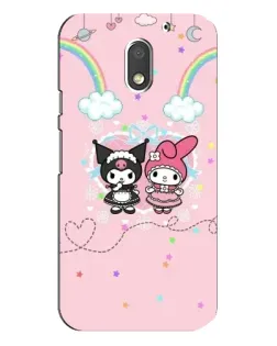 Чохол для Motorola MOTO E3 з картинкою «My Melody та Kuromi» Чохол для Motorola MOTO E3 з картинкою «My Melody та Kuromi»