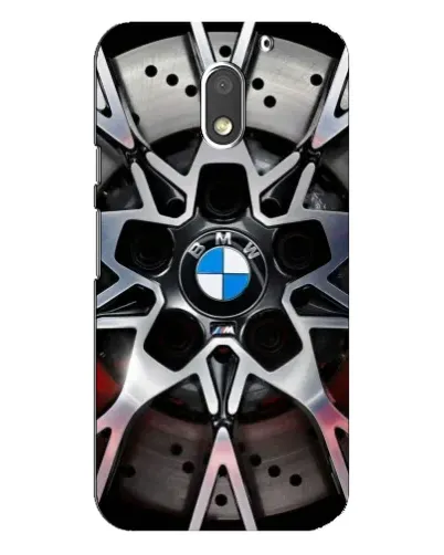 Чехол для Motorola MOTO E3 с картинкой «BMW — деталь диска»