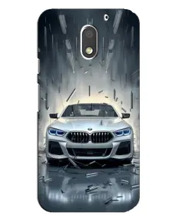 Чехол для Motorola MOTO E3 с картинкой «BMW в свете фар»