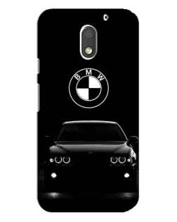 Чехол для Motorola MOTO E3 с картинкой «BMW — взгляд из темноты»
