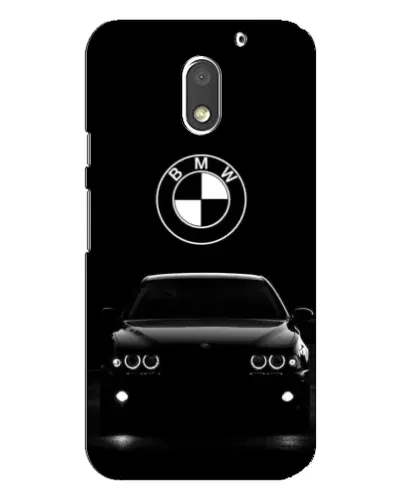 Чехол для Motorola MOTO E3 с картинкой «BMW — взгляд из темноты»