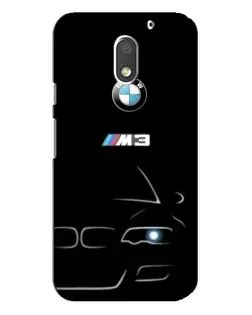 Чехол для Motorola MOTO E3 с картинкой «Минималистичный принт BMW M3»