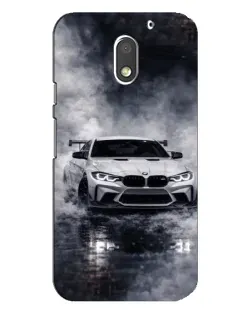 Чехол для Motorola MOTO E3 с картинкой «BMW сквозь туман»