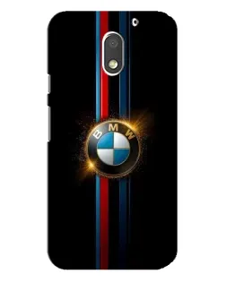Чехол для Motorola MOTO E3 с картинкой «BMW M-Power неон»