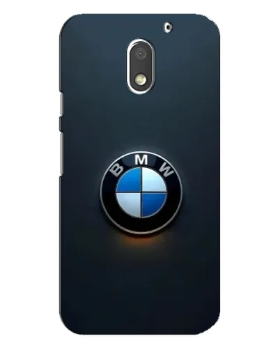 Чехол для Motorola MOTO E3 с картинкой «Логотип BMW — минимализм»