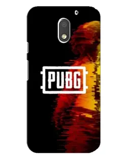 Чохол для Motorola MOTO E3 з картинкою «Яскравий логотип PUBG»