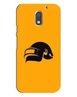 Чехол для Motorola MOTO E3 с картинкой «PUBG — золотой шлем»