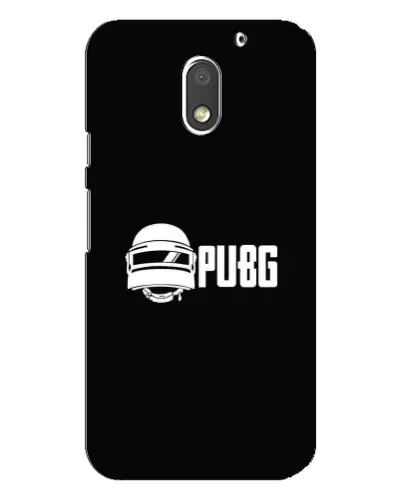 Чехол для Motorola MOTO E3 с картинкой «PUBG — классический лого»