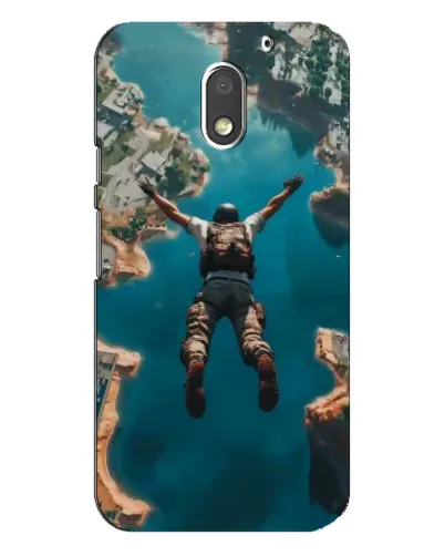 Чехол для Motorola MOTO E3 с картинкой «PUBG — свободное падение»